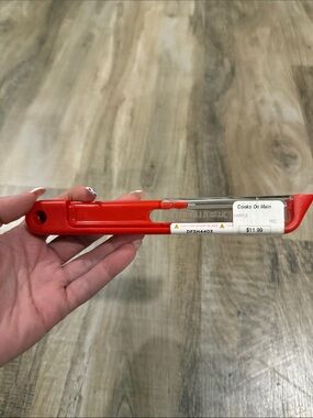 Red Plastic Safety protected peeler